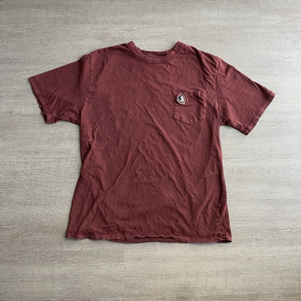 Johnnie- O Maroon FSU Seminoles Gameday Embroidered Short Sleeve T-Shirt Large